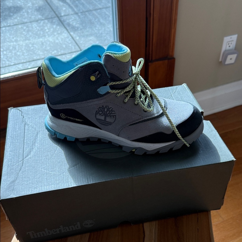 Timberland Gray and Blue Sneakers